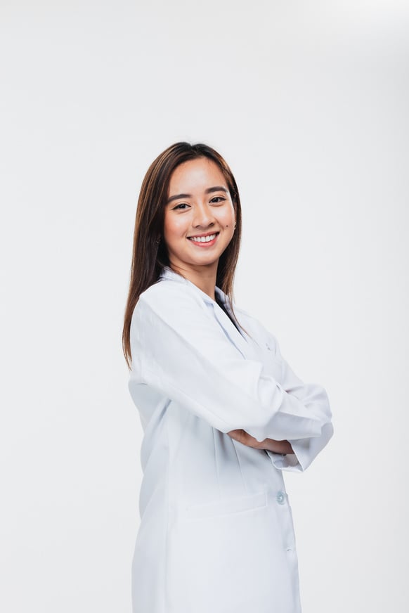 Female Doctor in White Coat